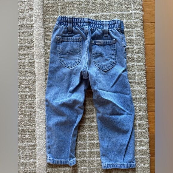 VINTAGE TODDLER GIRL LEE JEANS SIZE 3T - Picture 1 of 4